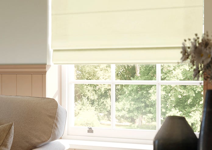 Odessa Velvet, Oyster - Roman Blind - Image 5